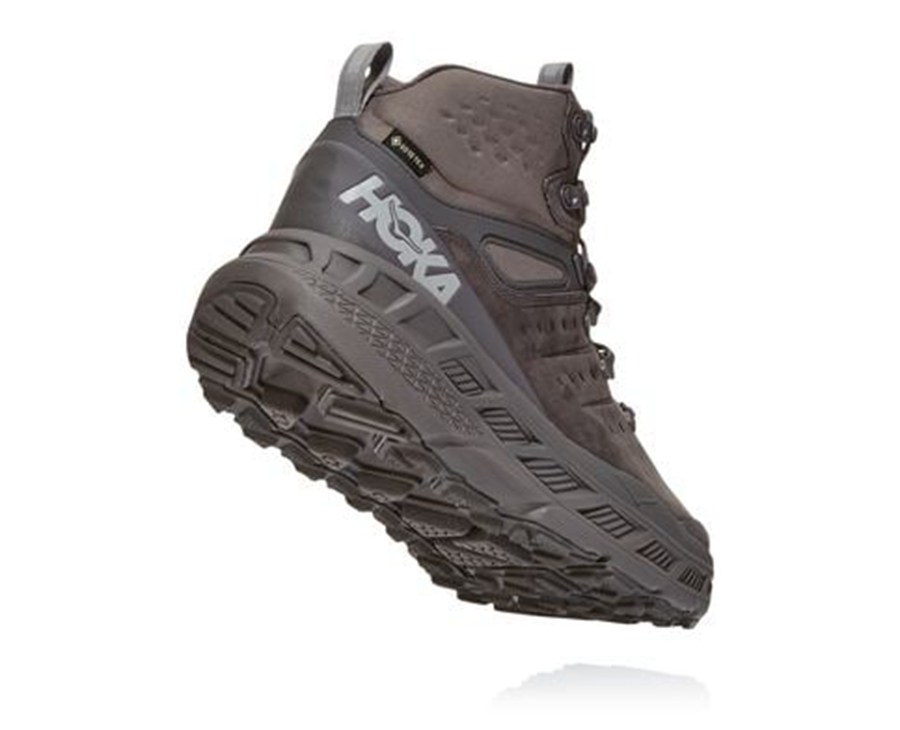 Hoka One One Vandresko Herre - Stinson Mid Gore-Tex - Brune - 296148QWE